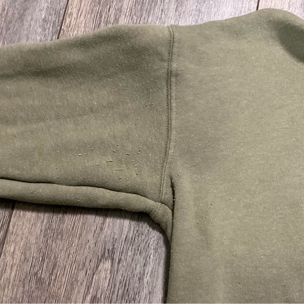Peloton Green Cowl Neck Sweatshirt, Size Small - Picture 5 of 6